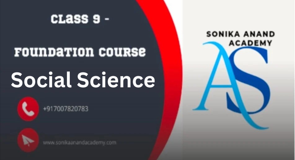 Social Science Class 9 cover