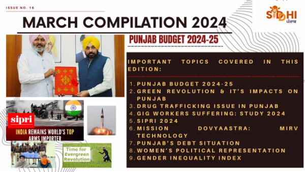 March 2024 Current Affair Compilation for Punjab PCS & UPSC cover