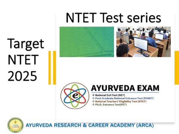 ARCA’s Mock Test series NTET 2025 cover