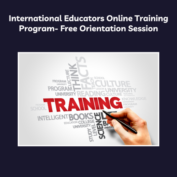 International Educators Online Training Program- Free Orientation Session cover