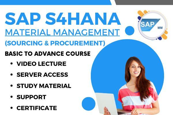 SAP S4HANA (MM) - Material Management (Sourcing & Procurement) cover