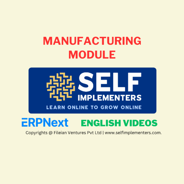 ERPNext Manufacturing Modules Implementation cover