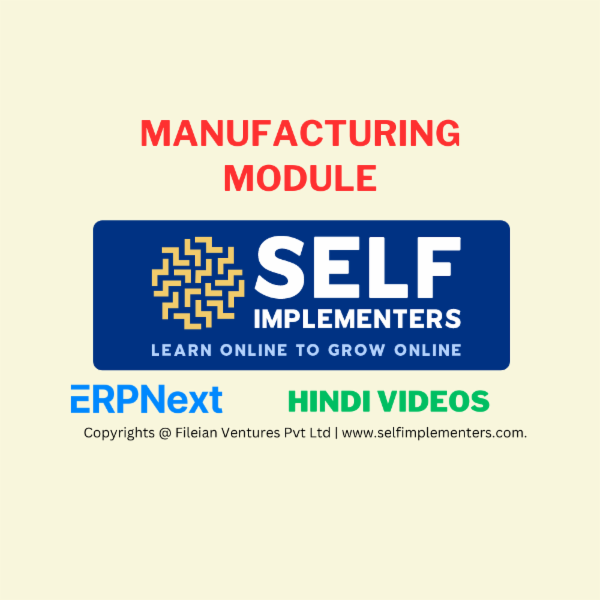 ERPNext Manufacturing Modules Implementation cover
