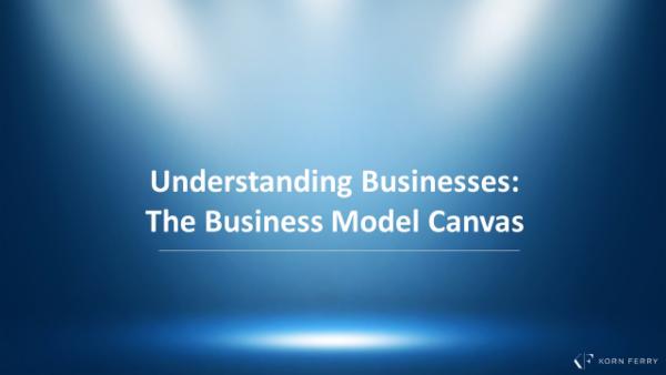 Business Model Canvas cover