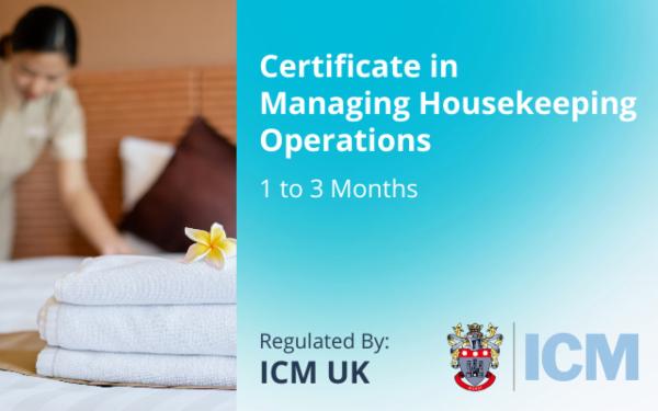 Managing Housekeeping Operations - ICM UK cover