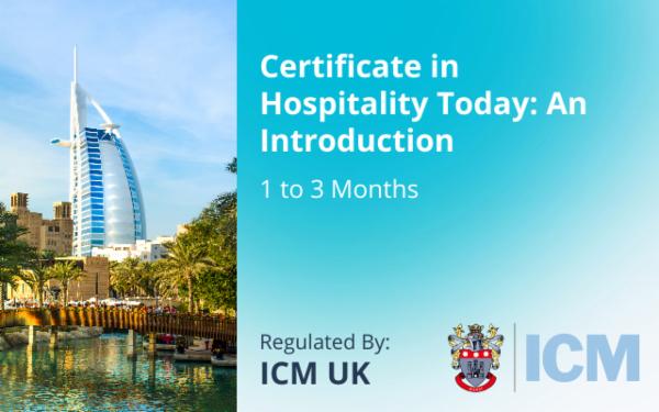 Hospitality Today: An Introduction - ICM UK cover