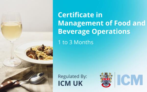 Management of Food and Beverage Operations - ICM UK cover