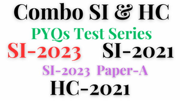 Combo Punjab Police PYQs Test series (SI & HC) cover