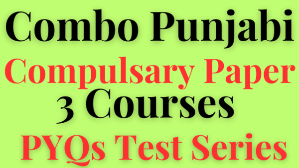 Combo Punjabi Common Papers cover
