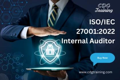 ISO/IEC 27001:2022 Internal Auditor cover