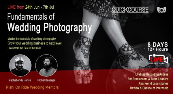 Fundamentals of Wedding Photography | QuickCourse cover