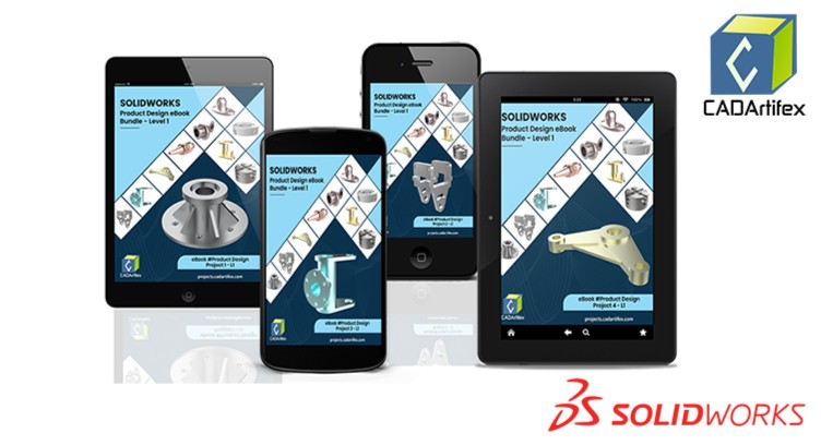 SOLIDWORKS Product Design eBook Bundle Course - Level 1 cover