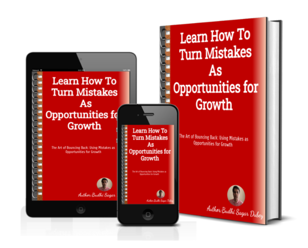 eBOOK: Learn How To Turn Mistakes As Opportunities for Growth cover
