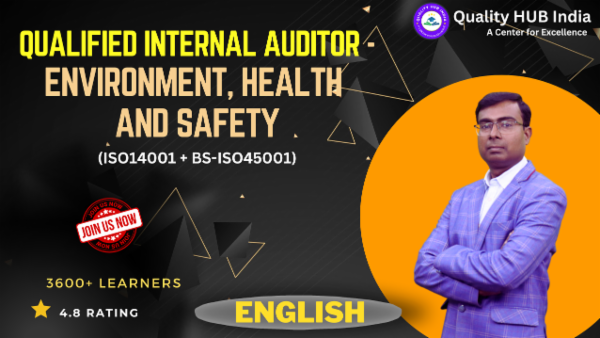 Qualified Internal Auditor - EHS (ISO14001:2015 and ISO45001:2018) English cover