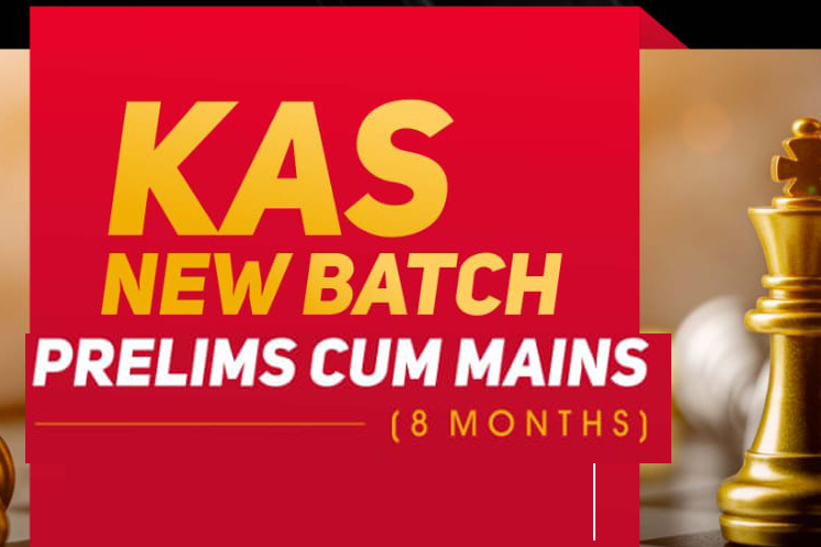 KAS NEW BATCH PRELIMS + MAINS April 2024 cover