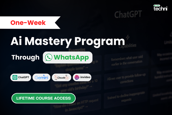One-Week Ai Mastery Program cover
