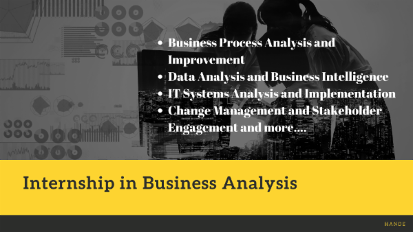 Internship in Business Analysis cover