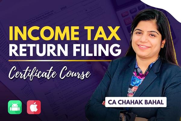 Income Tax Return Filing Course cover