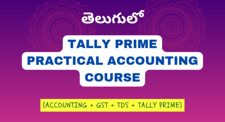 TALLY PRIME PRACTICAL ACCOUNTING COURSE (2024) cover