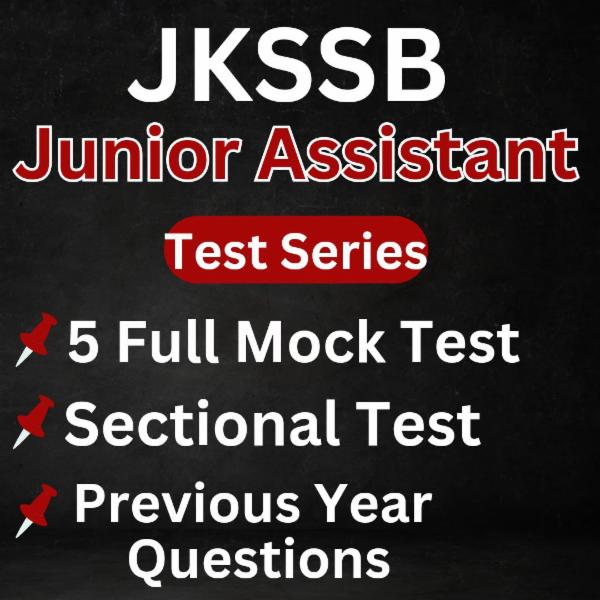 JKSSB Junior Assistant Test Series