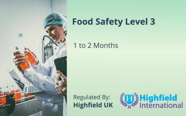 Food Safety Level 3 cover