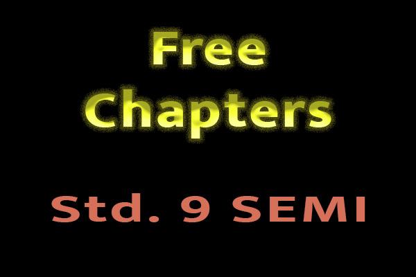 Sample Chapters for Std. 9 Semi English cover