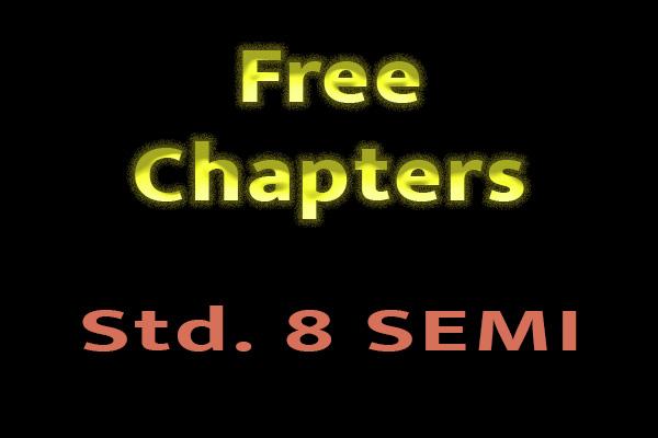 Sample Chapters for Std. 8 Semi English cover