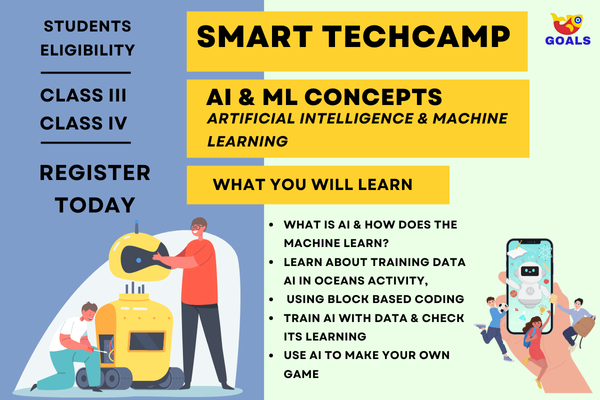 AI & ML Concept- Smart Tech Camp (Classes 3 & 4) cover