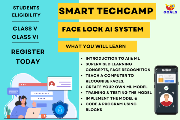 Face Lock AI System- Smart Tech Camp (Class 5 & 6) cover