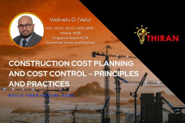 Construction Cost Planning and Cost Control – Principles and Practices cover