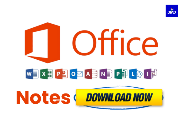MS Office Shortcut Key Notes cover