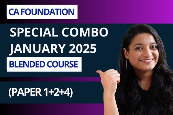 CA Foundation Jan 2025 Combo cover