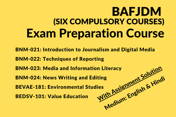 BAFJDM (Six Compulsory Courses) cover