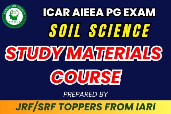 Soil Science Paid Complete Study Materials for ICAR AIEEA PG Exam cover