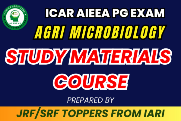 Microbiology Complete Paid Study Materials for ICAR AIEEA PG Exam cover