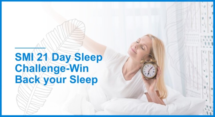 SMI 21 Day Sleep Challenge-Win Back your Sleep cover