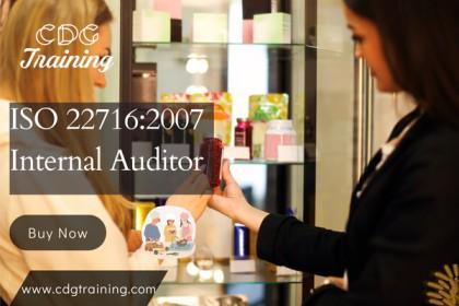 ISO 22716:2007 Internal Auditor cover