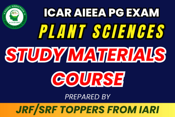 Plant Sciences Paid Complete Study Materials for ICAR AIEEA PG Exam cover