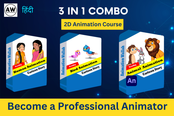 3 in 1 Combo 2D Animation Course Recording cover