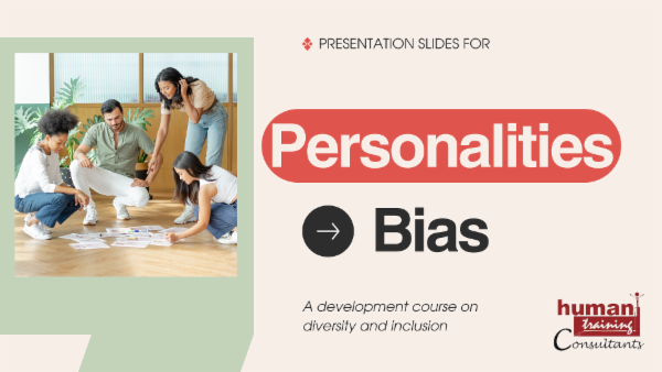 A Trainer package for session on Personalities and Bias cover