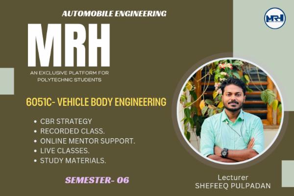 6051C-VEHICLE BODY ENGINEERING-By. Shefeeq Pulpadan cover