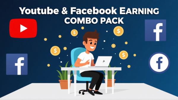 YouTube & Facebook Earning Combo Pack cover
