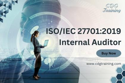ISO/IEC 27701:2019 Internal Auditor cover