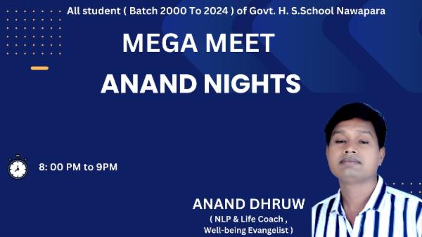 MEGA MEET WITH ANAND NIGHTS 5 cover