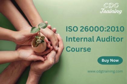 ISO 26000:2010 Internal Auditor Course cover