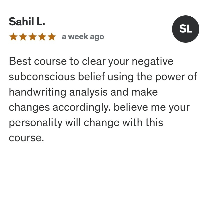 Graphotherapy online certification course review