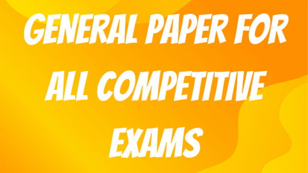 General Paper for All Compititive Exams cover
