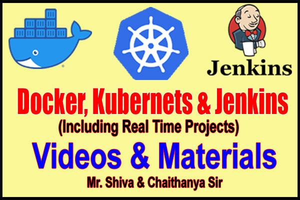 Docker,Kubernetes and Jenkins,Videos and Materials cover