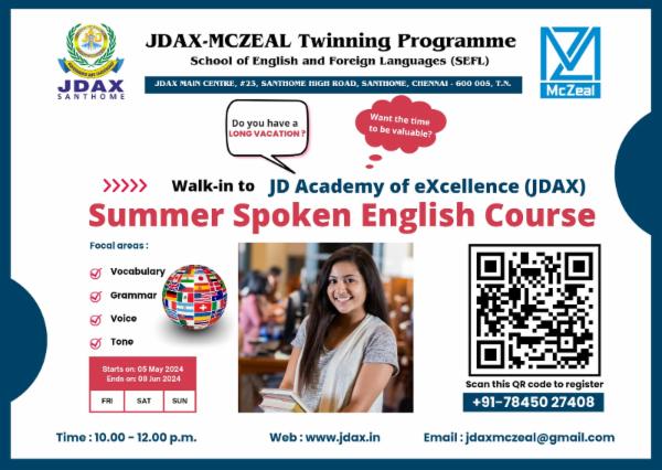 Summer Spoken English Course cover