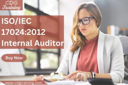 ISO/IEC 17024:2012 Internal Auditor cover